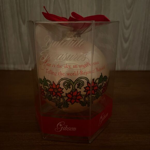 Gibson Yuletide Treasures Christmas Ornament 1980 Helen Steiner Rice - Picture 2 of 11